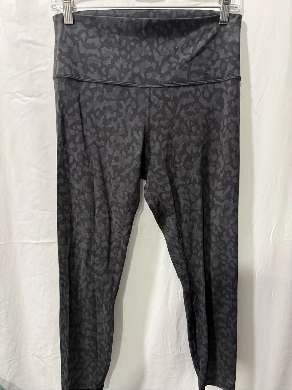 lululemon athletica Black Charcoal Print Leggings